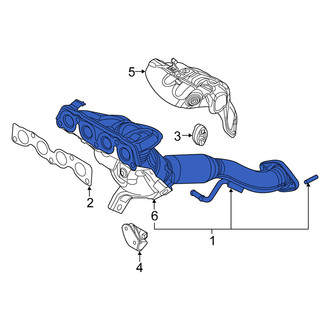 Scion OE - Catalytic Converter with Integrated Exhaust Manifold