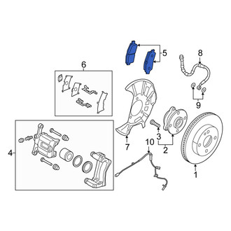 Scion OE - Front Disc Brake Pad Set