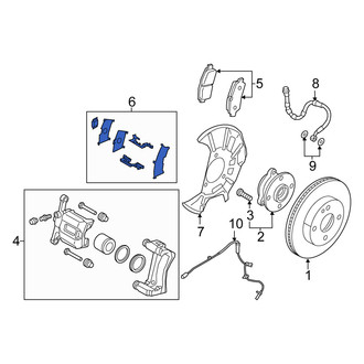 Scion OE - Front Disc Brake Pad Set