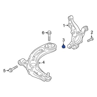 Scion OE - Front Suspension Stabilizer Bar Link Nut