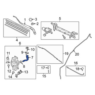 Scion OE - Front Washer Fluid Reservoir Filler Pipe