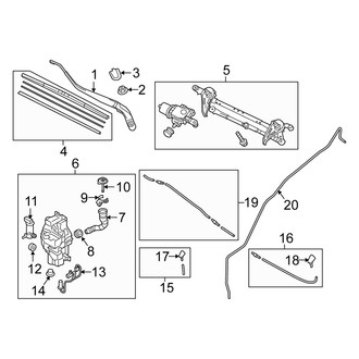 Scion OE - Windshield - Wiper & Washer Components