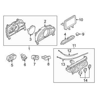Scion OE - Instrument Panel - Cluster & Switches