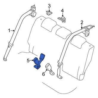 Scion OE - Rear Right Seat Belt Receptacle