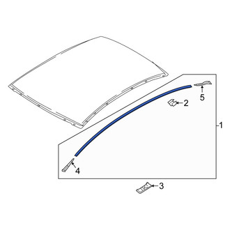 Scion OE - Left Roof Drip Molding