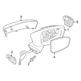 Scion OE - Front Door - Outside Mirrors