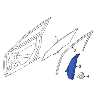 Scion OE - Front Left Window Regulator