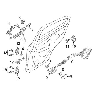 Scion OE - Rear Door - Lock & Hardware