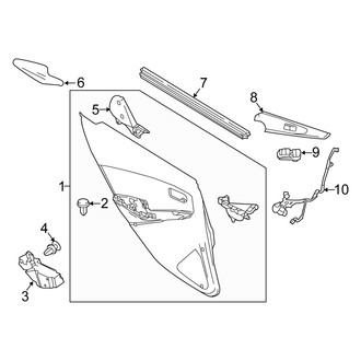 Scion OE - Rear Door - Interior Trim