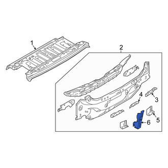 Scion OE - Deck Lid Striker Bracket