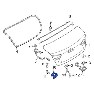 Scion OE - Rear Deck Lid Latch