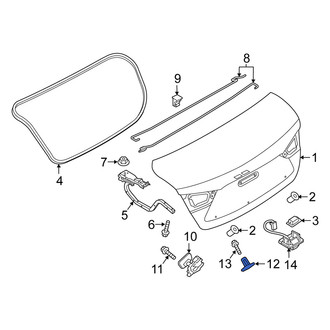 Scion OE - Rear Deck Lid Striker