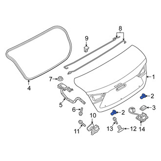Scion OE - Rear Deck Lid Stop Buffer