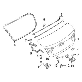 Scion OE - Trunk Lid - Lid & Components