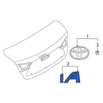 Scion OE - Rear Deck Lid Emblem