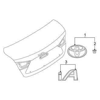 Scion OE - Trunk Lid - Exterior Trim