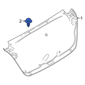 Scion OE - Deck Lid Trim Clip