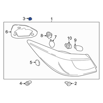 Scion OE - Tail Light Nut