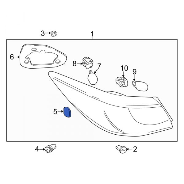 Tail Light Assembly Insulator