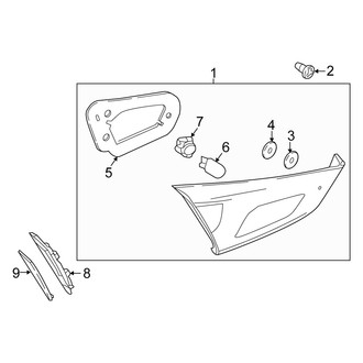 Scion OE - Rear Lamps - Backup Lamps