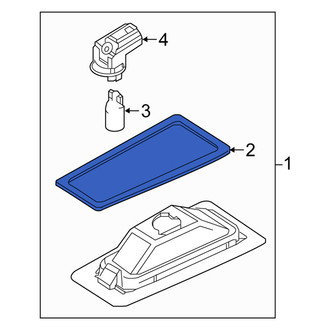 Scion OE - Left License Light Assembly Gasket