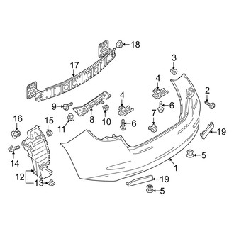 Scion OE - Rear Bumper - Bumper & Components