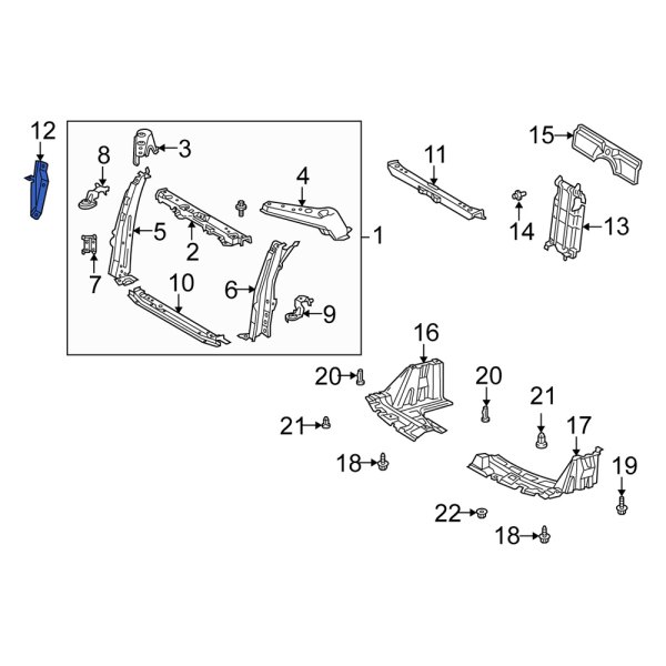 Hood Latch Support