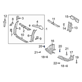 Scion OE - Radiator Support Splash Shield Grommet