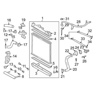 Scion OE - Cooling - Radiator & Components