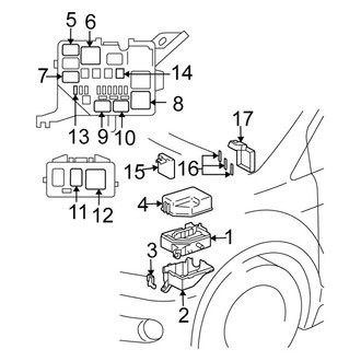 Scion OE - Electrical Components (Engine Compartment)