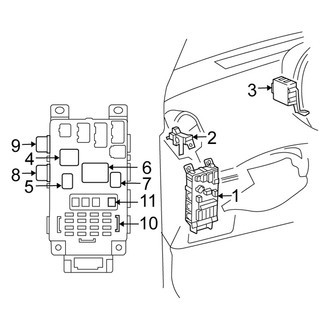 Scion OE - Electrical Components (Instrument Panel)