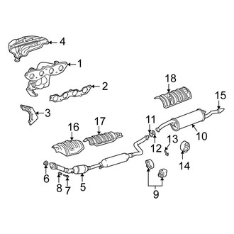 Scion OE - Exhaust System - Exhaust Components
