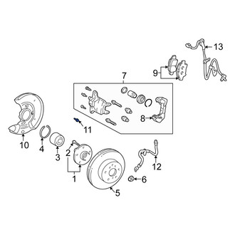 Scion OE - Brake Dust Shield Bolt