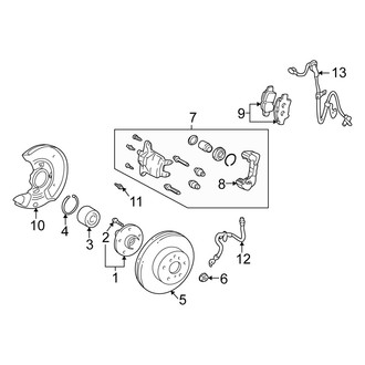 Scion OE - Front Suspension - Brake Components