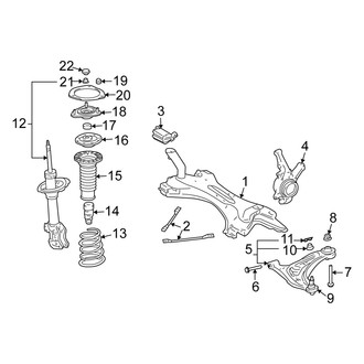 Scion OE - Front Suspension - Suspension Components
