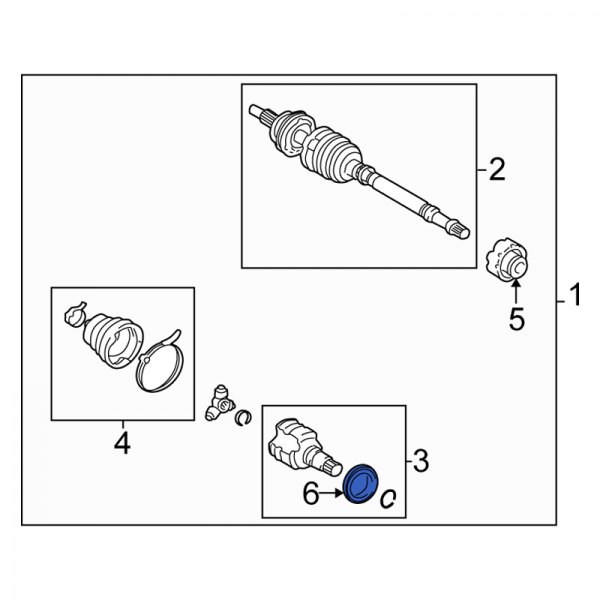 CV Joint Oil Seal Dust Shield