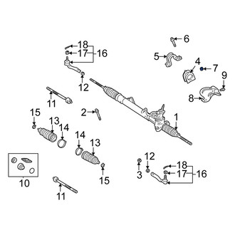 Scion OE - Rear Lower Suspension Control Arm Nut