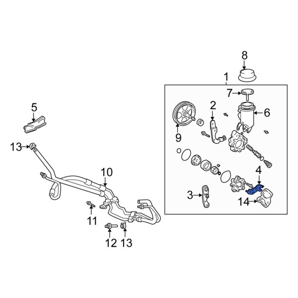 Power Steering Pump Bracket