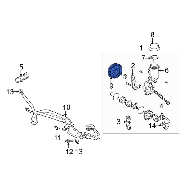 Power Steering Pump Pulley