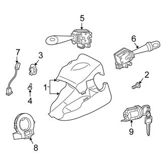 Scion OE - Steering Column - Shroud, Switches & Levers