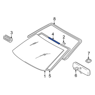Scion OE - Upper Windshield Seal