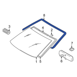 Scion OE - Front Windshield Molding