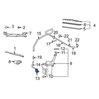 Scion OE - Windshield Washer Pump
