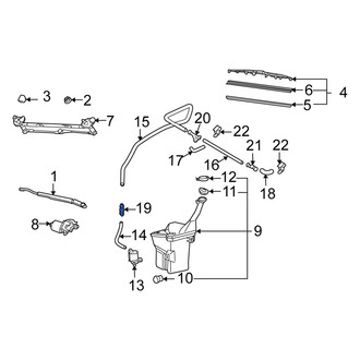 Scion OE - Windshield Washer Hose Connector
