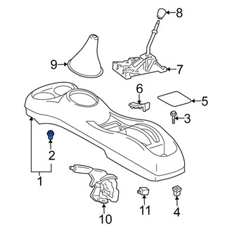 Scion OE - Lower Body B-Pillar Trim Panel Clip