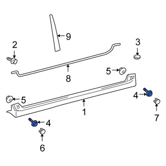 Scion OE - Rocker Panel Molding Bolt