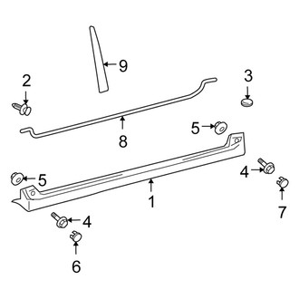 Scion OE - Pillars, Rocker & Floor - Exterior Trim