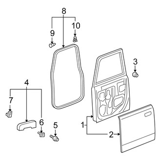 Scion OE - Front Door - Door & Components