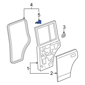 Scion OE - Rear Door Seal Clip