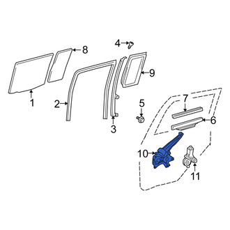 Scion OE - Rear Right Window Regulator
